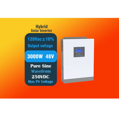 IXCEED 3K-LV hybride omvormer voor zonne-energie met 80V~250V PV-ingang 120Vac uitgang